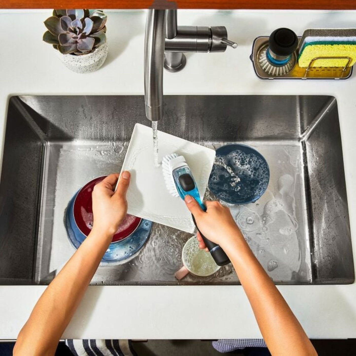 Soap Dispensing Brush